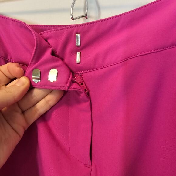 Tail Pink Fuchsia Golf Outdoor Preppy Skort Pockets Modest Skirt Size 10 - Picture 6 of 7